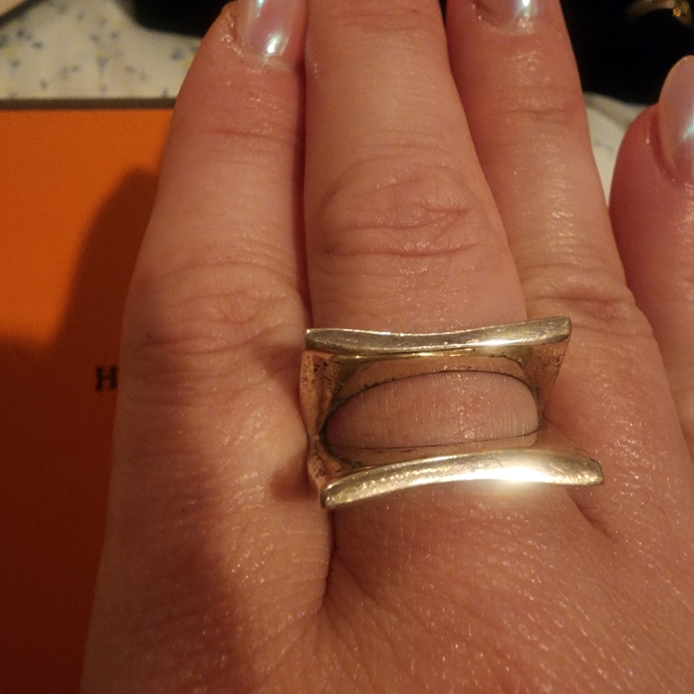 Architectural Silver Ring